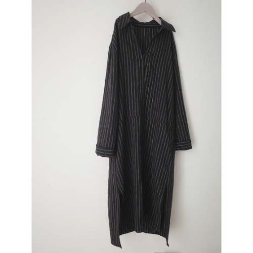 패키지:블랙 스트라입 피노 셔츠 드레스  for mom 667